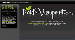 Desktop Screenshot of instantcashsweepstakes.com